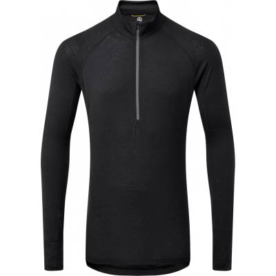 ARTILECT Мъжко мериносово термобельо ARTILECT Boulder 125 1/4 Zip Merino base layer - Black - размер XXL (015-1233-0116)