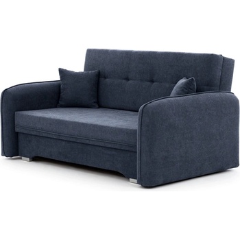 Eltap Тъмносин шенилов разтегателен диван с място за съхранение 155 cm Laine - ELTAP (SO-LAI-40PO)
