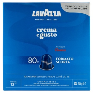 LAVAZZA Кафе капсули Lavazza Crema e Gusto Classico съвместими с Nespresso ®, 80бр