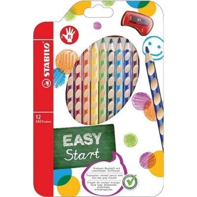 Pastelky STABILO EASYcolors Pravák sada 12 ks