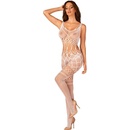 Obsessive G330 bodystocking, bílá