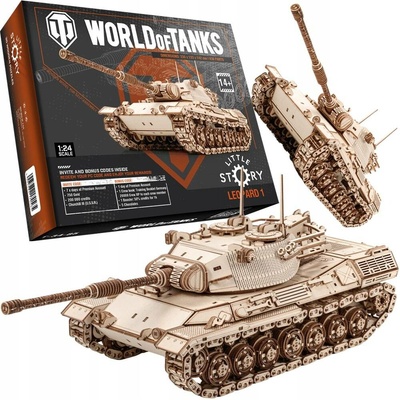 Little Story Dřevěné 3D puzzle Tank Leopard 1 1272 ks