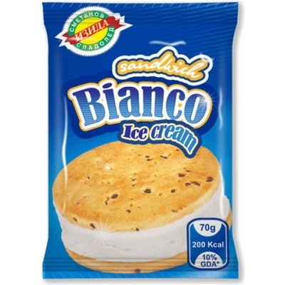 Изида Сладолед Bianco сандвич Изида 70гр