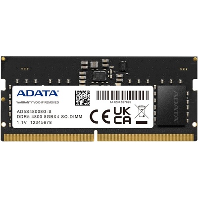 Adata DDR5 SO 8GB 4800MHz CL40 (1x8GB) AD5S48008G S