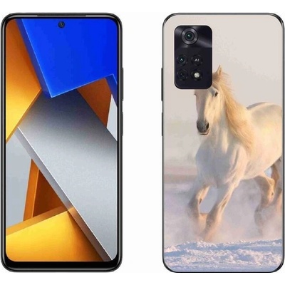 Pouzdro mmCase Gelové Xiaomi Poco M4 Pro 4G - kůň ve sněhu