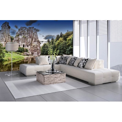 DIMEX ART Самозалепваща се флизелинова фототапета пясъчна скала 375 x 250 см