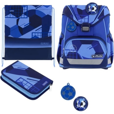 Herlitz Ученически комплект с чанта-раница UltraLight Plus Blue Goal - Herlitz