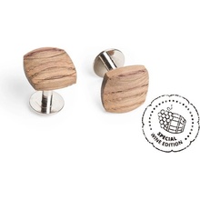 BeWooden dřevěné manžetové knoflíčky White Wine Cuff