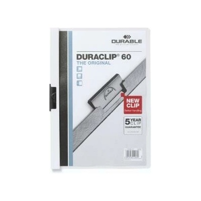 DURABLE Obal s klipom DURACLIP Original 60 biely