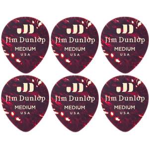 Dunlop 485R-05MD SET Перце за китара (<![CDATA[485R05MD-6PACK-SET]]>)