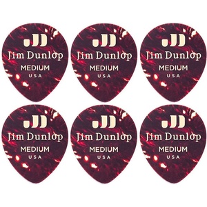 Dunlop 485R-05MD SET Перце за китара (485R05MD-6PACK-SET)