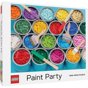Image 1 of Chronicle Books - Puzzle LEGO: Paint Party - 1 000 piese