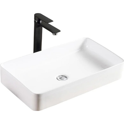 REA-U4800 - Мивка за плот DENIS 35x61, 5 cm керамика/бял гланц (RE0213)