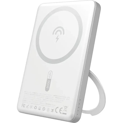 Dudao K28S 20W PD 5000mAh Преносима батерия Powerbank с MagSafe и стойка - сребрист (6977196680115)