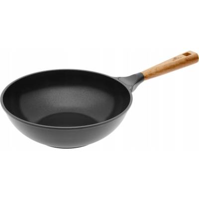 Wok Gerlach 28 cm keramický černý NATUR