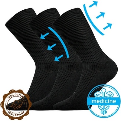 VOXX ponožky Zdravan černá