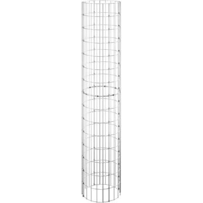 Nabytek XL Kruhový gabionový sloupek pozinkovaná ocel Ø 30 x 150 cm