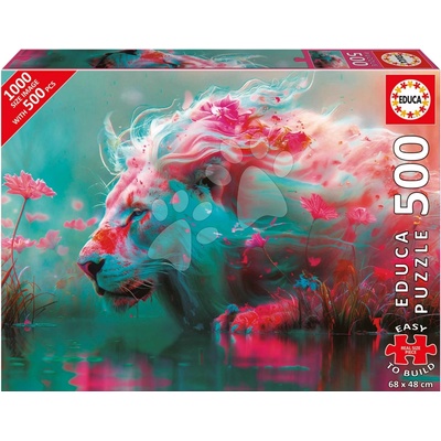 Educa King of Flowers a Fix lepidlo 500 dielov