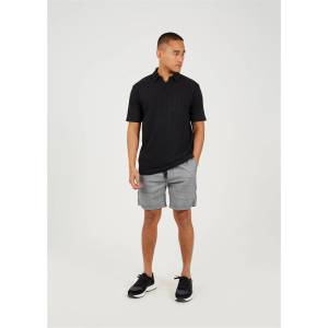 Brave Soul Check Short with Drawcords - Blk/White