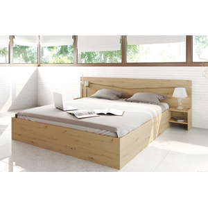 Bogdan Furniture I Спалня с нощни шкафчета Mod 2007, Дъб артисан