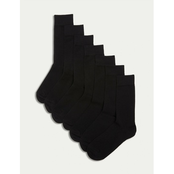 Marks & Spencer Комплект от седем чифта черни мъжки чорапи Marks & Spencer Cool & Fresh Marks & Spencer | Cheren | МЪЖЕ | 39 1/2-41