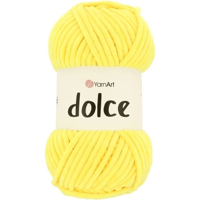 YarnArt Dolce 851 výrazná žltá