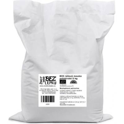 Život bez lepku BIO rýžová mouka polohrubá 5 kg