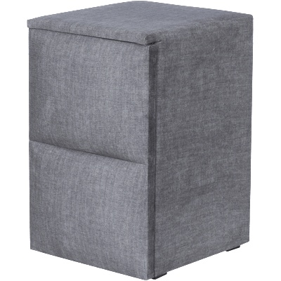 Carmen Нощно шкафче за спалня puzzle ляво - сив 16