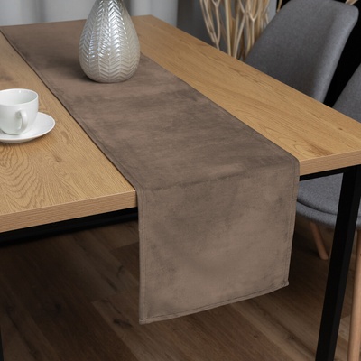 Biante Zamatový behúň Velvet Prémium SVP-005 Svetlo hnedý 35x120cm