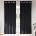 vidaXL Затъмняващи завеси 2 pcs Черно 140 x 225 cm Кадифе (4107165)
