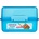 Holmes Products (Europe) Limited Кутия за обяд Sistema Lunch Cube с 2 отделения, 1.4 л, синя