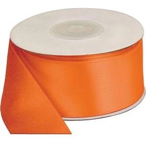 TITANUM Satin ribbon, orange, 38mm/25m