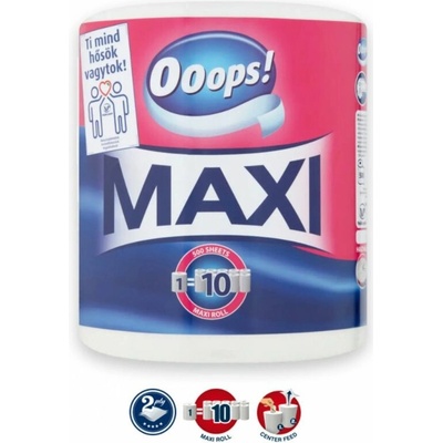 Oops! kuchynské utierky Maxi dvojvrstvové 100 m