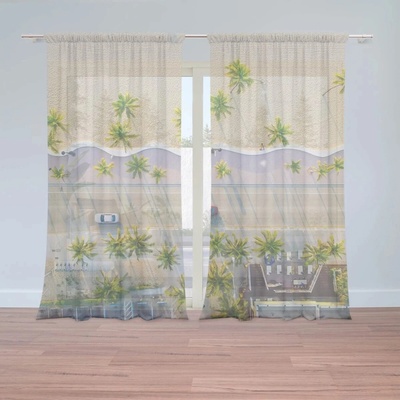 Sablio Záclony Pobrežie: 2ks 150x250cm