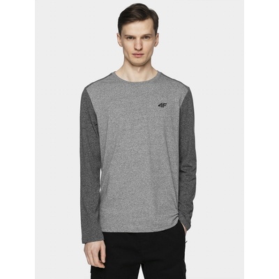 4F pánske tričko H4L21-TSML010 grey salt