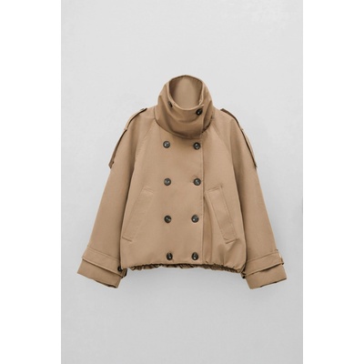 Itálie Bomber Corto Caldo Beige