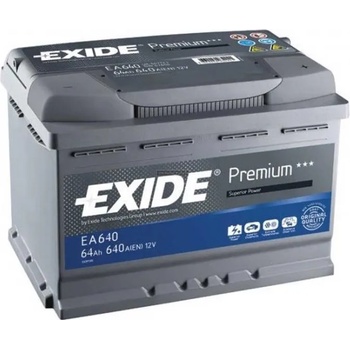 Exide Premium EA640 64Ah 640A right+ (EA640)
