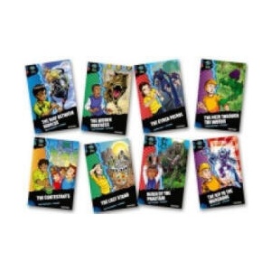 Project X Alien Adventures: Dark Blue Book Band, Oxford Levels 15-16: Dark Blue Book Band, Mixed Pack of 8 | Elen Caldecott, Tony Bradman, James Noble, Justin Richards, Andy Briggs, Mike Tucker (2015)