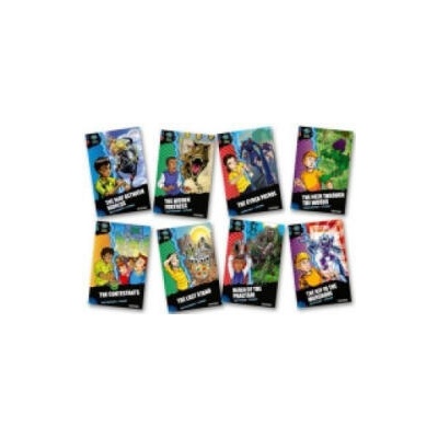 Project X Alien Adventures: Dark Blue Book Band, Oxford Levels 15-16: Dark Blue Book Band, Mixed Pack of 8 | Elen Caldecott, Tony Bradman, James Noble, Justin Richards, Andy Briggs, Mike Tucker