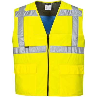 PortWest Vesta HiVis CV02 ochlazující Žlutá