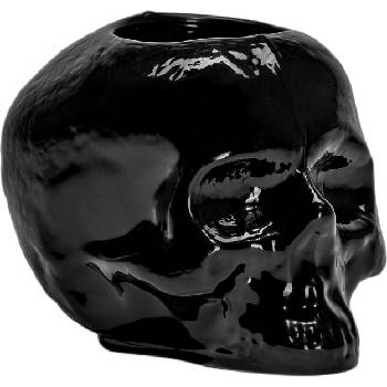 Kosta Boda Свещник за чаена свещ Still Life череп 11, 5 см черен (7062201)