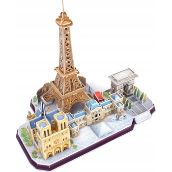 CubicFun 3D puzzle CityLine panorama Paříž 114 ks