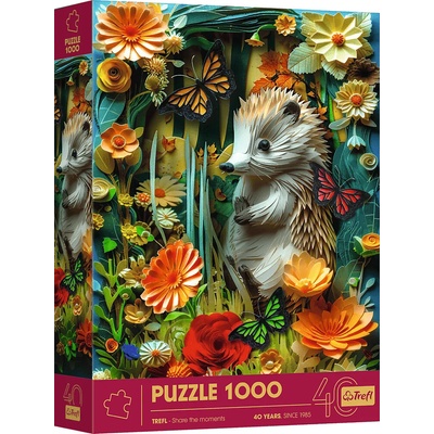 Trefl 3D efekt Paper Art Hedgehog 1000 dílků