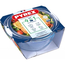 Pyrex hrnec s poklicí varné sklo 18,5 cm