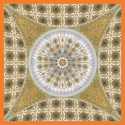 Aaron Hales kapesníček do saka hedvábný Cupola