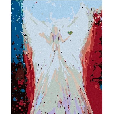zuty Malování podle čísel Andělé od Lenky Balance angel 80 x 100 cm bez rámu a bez vypnutí plátna