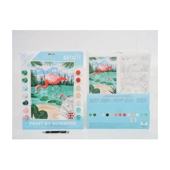 Dalprint Painting by numbers - Tropical flamingo