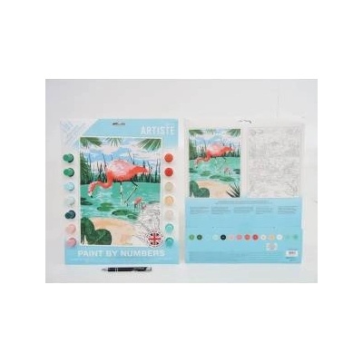 Dalprint Painting by numbers - Tropical flamingo