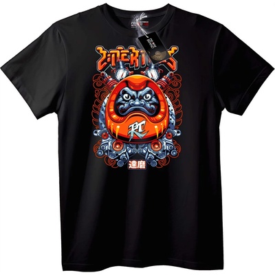 NOONEBRAND Тениска Механичен Дарума - 3XL, Black