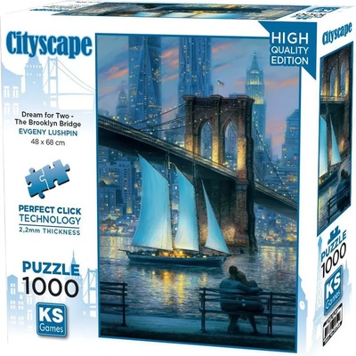 KS Games - Puzzle Lushpin: Dream for Two - 1 000 piese